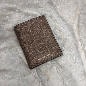 Michael Kors Jet Set Glitter Passport Holder